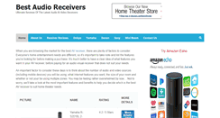 Desktop Screenshot of bestaudioreceivers.com